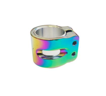 BLUNT scooters klem 2 bolts twin slit - oil slick