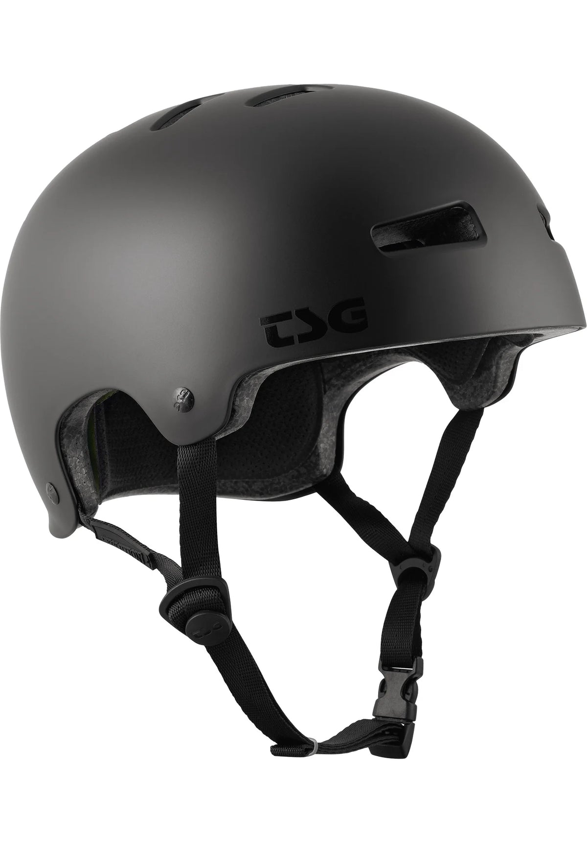 TSG Helmet Evolution Solid color (satin dark black)